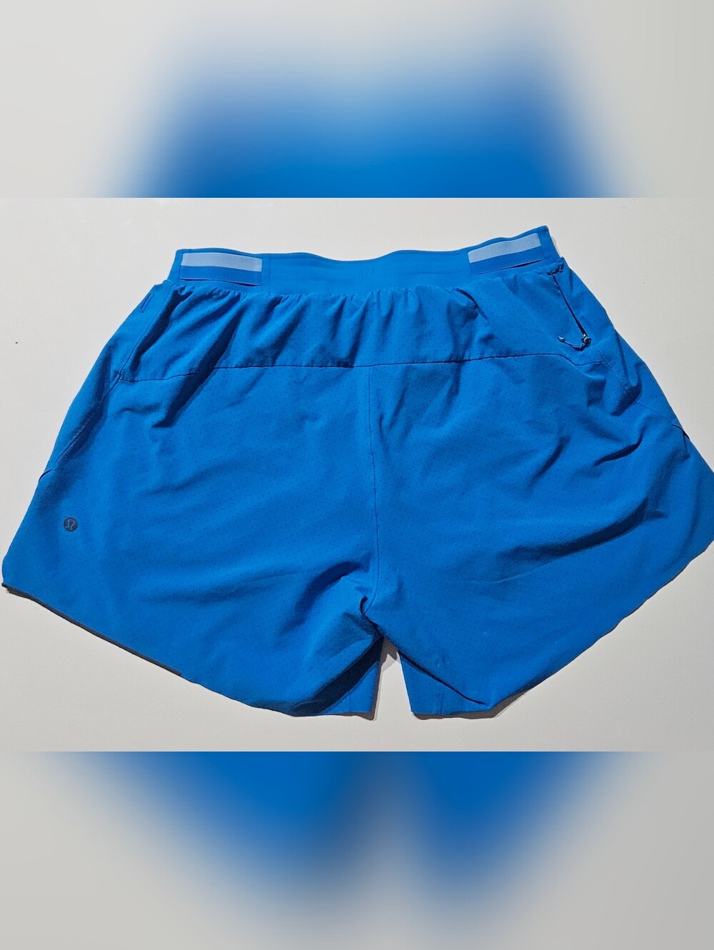 Lululemon Fast & Free Shorts Blue Size L Running Athletic Lined 6”. - Picture 4 of 11